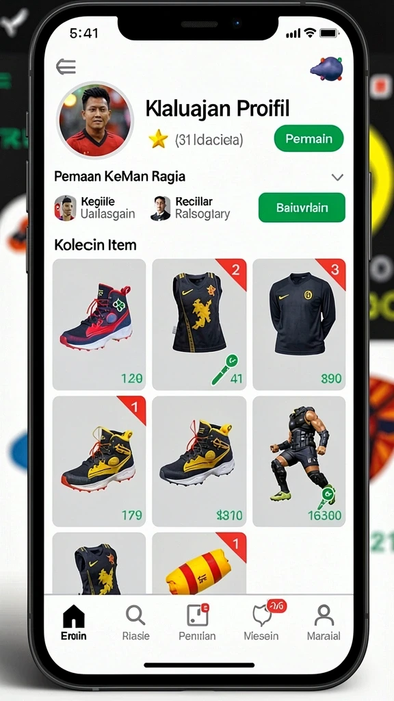 898a - Tampilan awal game yang menarik dan user-friendly.