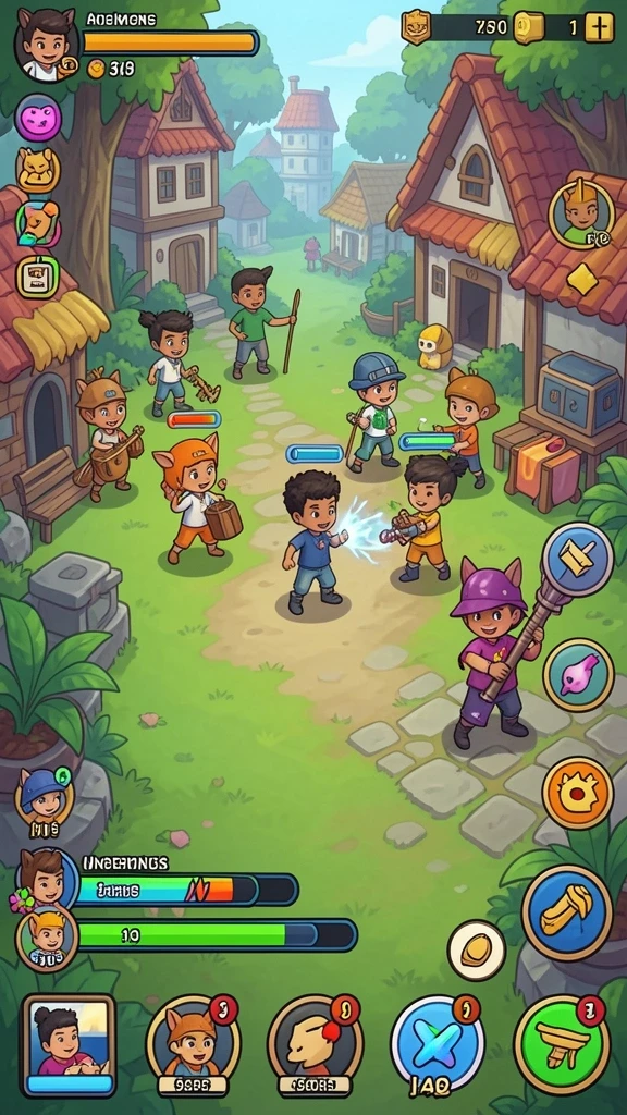 api33 - Tangkapan layar menunjukkan level baru yang menantang.