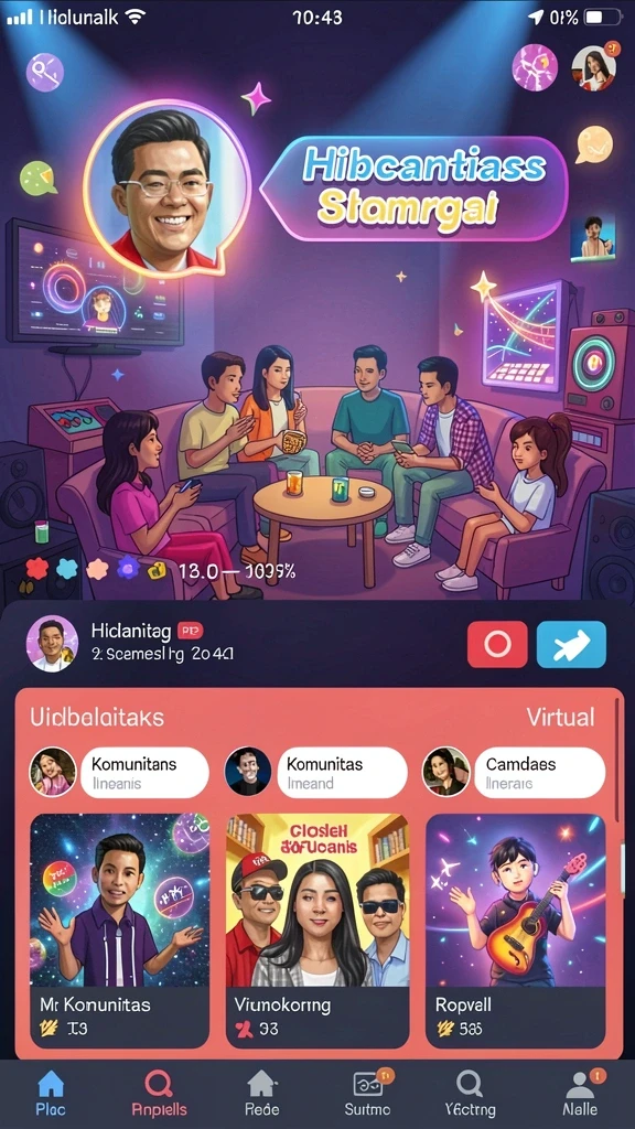 corla188 - Fitur sosial yang memungkinkan interaksi dengan pemain lain.