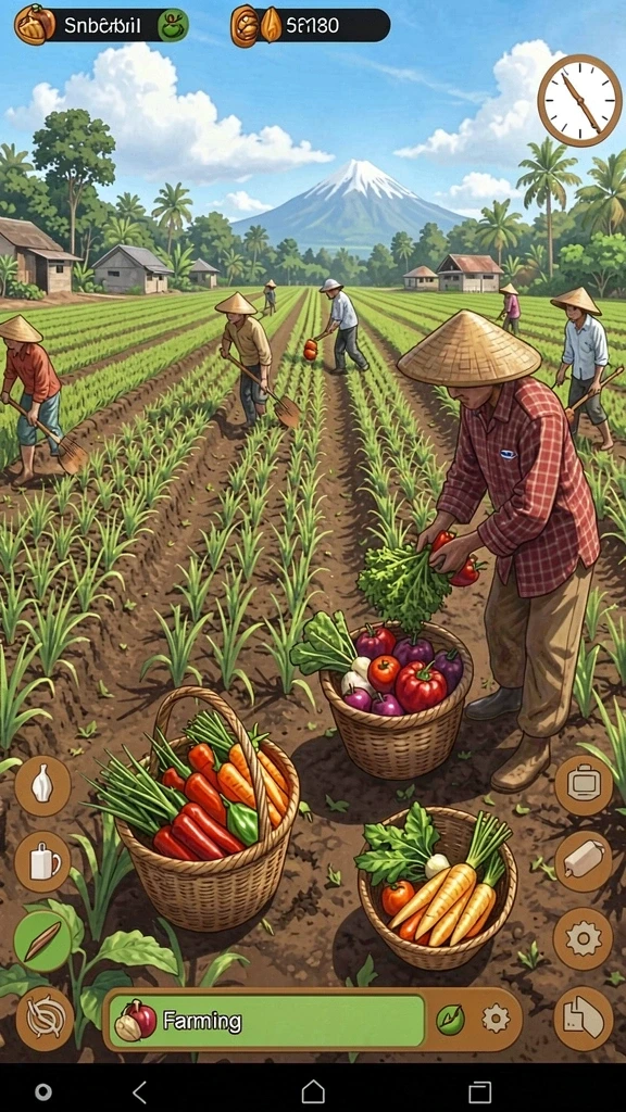 garitoto - Karakter-karakter unik yang bisa dimainkan.