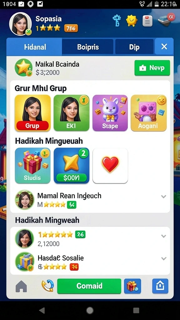 gg999 - Fitur khusus karakter yang dapat dikustomisasi.