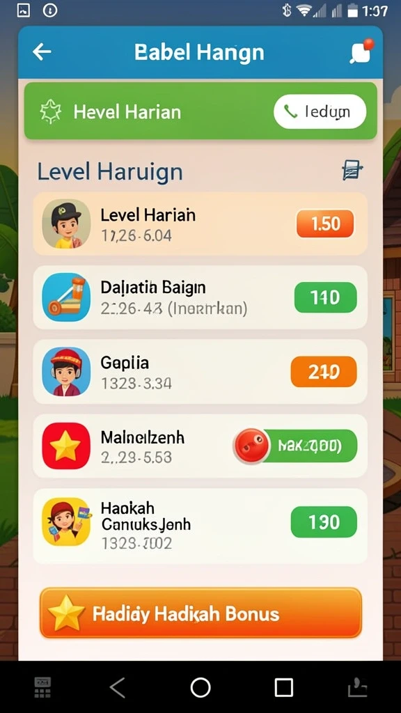 idcash88 - Tampilan awal aplikasi IDCASH88 yang menarik dan user-friendly.
