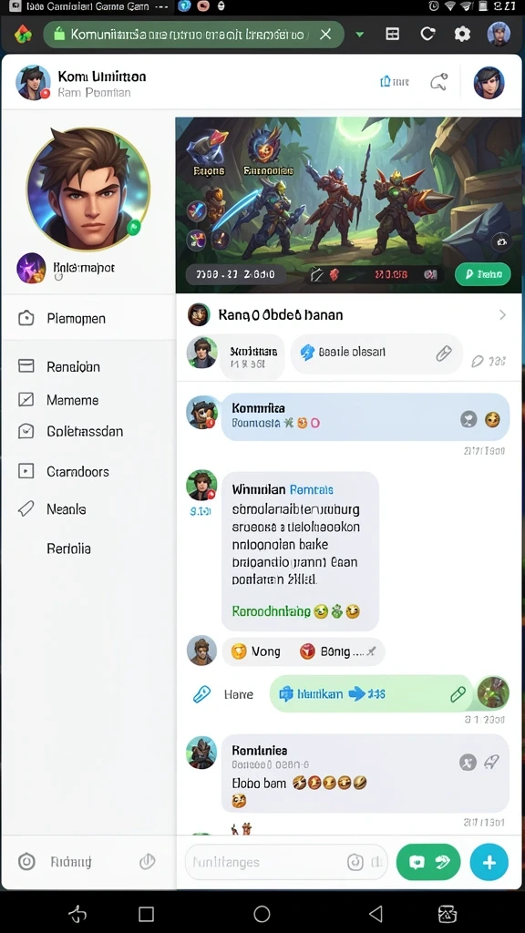 merpati178 - Gambaran antarmuka utama game MERPATI178.