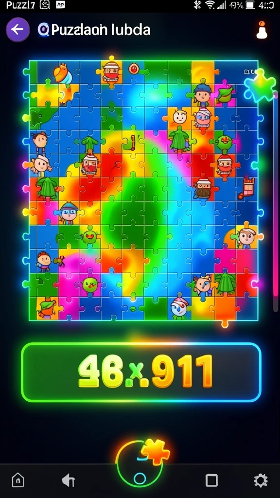 ocatoto - Screenshot menunjukkan karakter utama yang ceria.