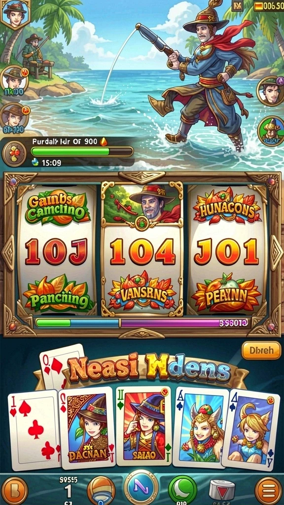 spinlucky - Tampilan antarmuka yang menarik dan modern.